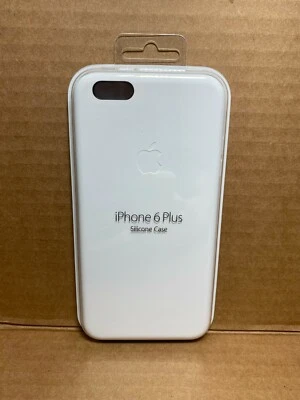 Apple Silicone Case for iPhone 6 Plus White - Authentic Apple Silicone - Image 1 of 3
