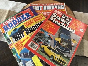 Lot of 4 1970’s Hot Rod Magazines Vintage - Picture 1 of 10