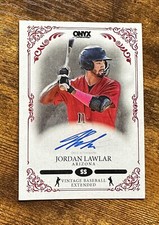 2022 Onyx Vintage Signatures Red Auto #VAJO Jordan Lawlar #X6722