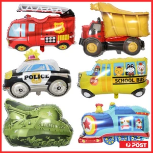 Jumbo Transport Car Foil Balloon Air Inflatable Birthday Party Decoration - Picture 1 of 9