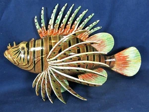 Lion Fish Tropical Reef 8" Wall Plaques Nautical Home Decor (B) - Picture 1 of 1