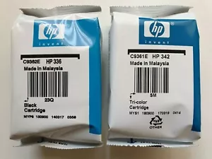 HP 336 & HP 342 Genuine Black & Colour Cartridges C9362E, C9361E - Original HP! - Picture 1 of 7