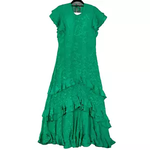 Anthropologie Queens of Archive Willow grünes Maxikleid Größe XL - Bild 1 von 14