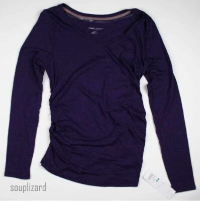 New NWT Women's Maternity Clothes Top Long Sleeve Shirt Liz Lange Size XS - Image 1 of 3