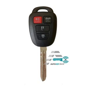 Replacement For 2014-2016 Toyota Camry Remote H CHIP 4 BUTTON HYQ12BEL - Picture 1 of 1