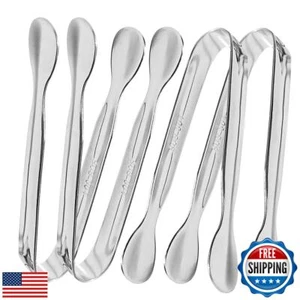 4 Pcs Ice Tongs Sugar Cubes Tongs, Mini Serving Tongs, 304 Stainless Steel To - Picture 1 of 5
