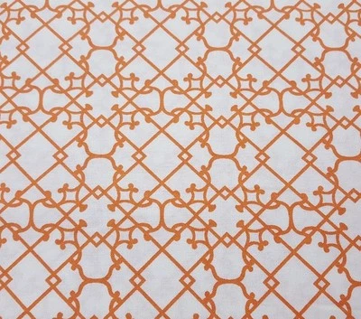 Natural Splendor New York Botanical Garden QT BTY Dark Apricot Ironwork White - Image 1 of 3