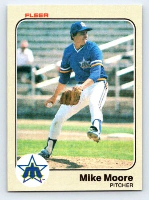 1983 Fleer - #482 Mike Moore (RC) - *Near Mint* - Image 1 of 2