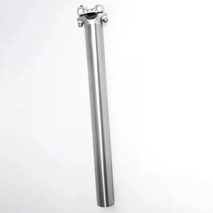 Tija de sillín Titanio 27,2 31,6 mm MTB bicicleta de carretera bicicleta Ti ti 350 400 mm - Imagen 1 de 12