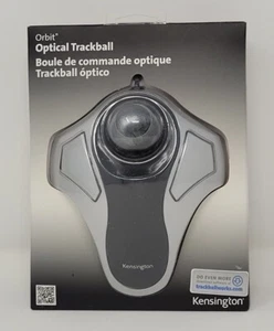 Kensington Orbit Optical Trackball USB Wired Mouse Silver New Sealed - Picture 1 of 3