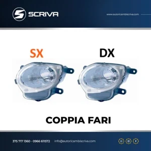 Coppia DX SX Fari Fanale Luce posizione Antinebbia sin dest FIAT 500 da 07  08  - Imagen 1 de 1