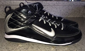NIKE Air Max MVP Black White Metal Spike Baseball Cleats NEW Mens Size 16 - Picture 1 of 5