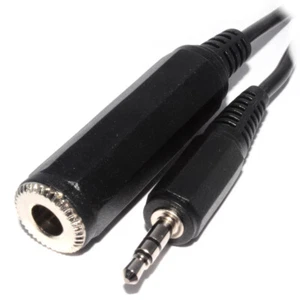 1.8m 3.5mm Conector Jack A 6.35mm Jack Hembra Cable Estéreo - Imagen 1 de 6