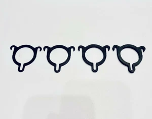 Rega 3 point mounting VTA Adjustment Spacer Shim Set of 4 - 1,2,3,4mm - Picture 1 of 4