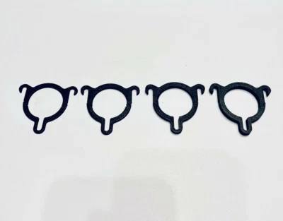 Rega 3 point mounting VTA Adjustment Spacer Shim Set of 4 - 1,2,3,4mm - Image 1 of 4