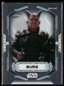 Star Wars Topps Finest 2022 Base Silver Card Burg 15 - Picture 1 of 2
