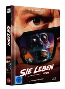Mediabook Sie Vida - John Carpenter They Live ! 2 Disco Blu-Ray Cover B Nuevo - Imagen 1 de 1