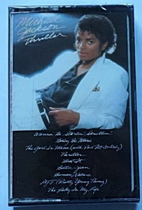 Michael Jackson Thriller Cassette Tape QET38112 SEALED NEW 1982 Epic Records/CBS - Picture 1 of 4