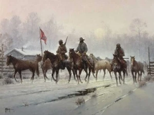 G. Harvey HORSES FOR THE CONFEDERACY 20x26 S/N Unframed Paper Civil War Print - Picture 1 of 1