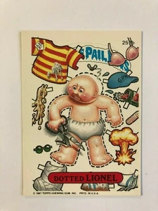 Topps 1987 Garbage Pail Kids Trading Card # 257B Dotted Lionel - Picture 1 of 2