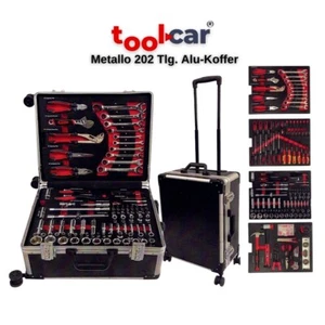 Toolcar Werkzeugkoffer Trolley Metallo 202 Tlg. Alu-Koffer - Bild 1 von 4
