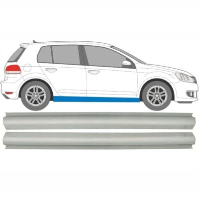 For Volkswagen Golf 6 VI 2008-2013 3/5 Door 2x Sill Repair Panel / Pair - Image 1 of 2