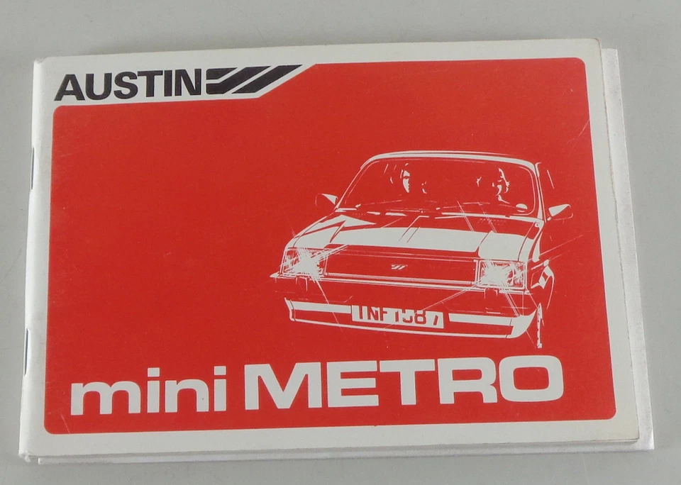 Manuale Di Servizio Austin Mini Metro Del 1982 - Immagine 1 di 1