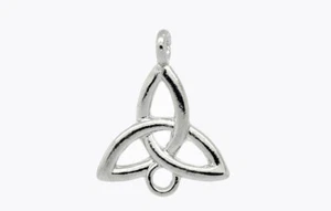 4 x Conector Joyería Celta Plata 26x21mm - Imagen 1 de 3