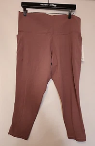 Athleta Salutation Stash Pocket Tight Crushed Berry Übergröße 2X 7/8 Länge - Bild 1 von 4