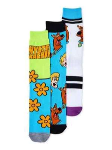 Scooby-Doo Men's Giftable Socks, 3-Pack 10-13 - Picture 1 of 9
