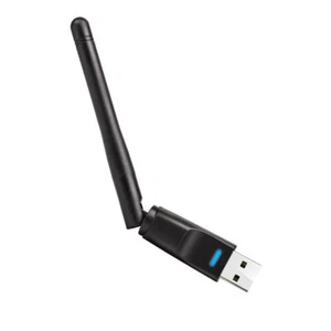 150 m USB 2.0 Wireless WiFi -Adapter mit rotierbarem Antennen -LAN -Adapter - Bild 1 von 4