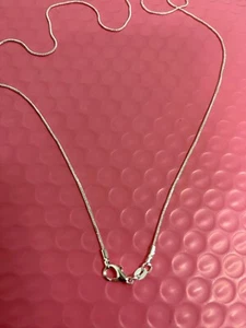18inch Mens Women Snake Chain Necklace 925 Sterling Silver - Picture 1 of 4