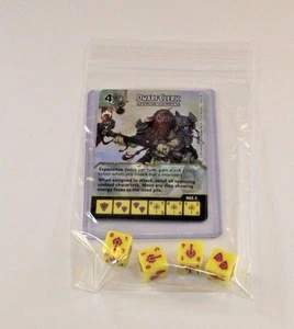 D&D Dice Masters Battle for Faerun * DWARF CLERIC * CUR RARE Uncommon Set 4 Dice - Picture 1 of 1