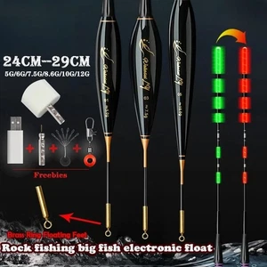 Gravity Sensor Fishing Float Luminous Electrons Turn Red Float+USB charging Suit - Picture 1 of 29