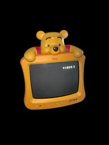 Vintage Rare Disney Pooh TV Working With Hookup & Remotes EUC - Picture 1 of 10