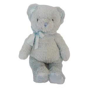 The Bearington Collection 14” Baby’s First Bear Teddy Peluche Blu Imbottito Lovey - Foto 1 di 9