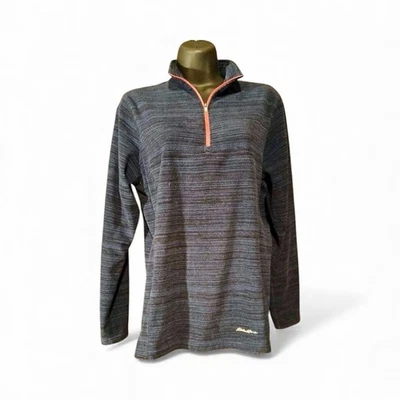 Eddie Bauer Women’s Medium Fleece 1/4 Zip Pullover (JC93) - Image 1 of 4