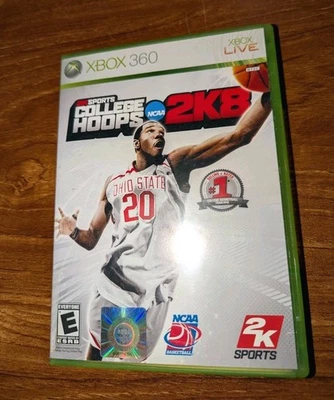 College Hoops 2K8 (Microsoft Xbox 360, 2007)  NCAA, CIB, Manual Included, Tested - Image 1 of 3