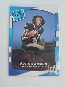2017 Donruss NFL #349 Alvin Kamara Rated Rookie Card RC New Orleans Saints - Picture 1 of 2