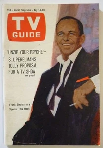Central Virginia May 14 TV Guide 1966 SINATRA  Patrick McGoohan BATMAN Avengers - Picture 1 of 2