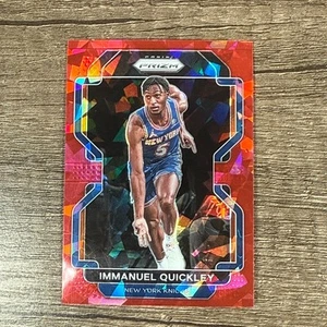 Immanuel Quickley #129 Red Ice Prizm 2021-22 Panini Prizm Basketball - Foto 1 di 2