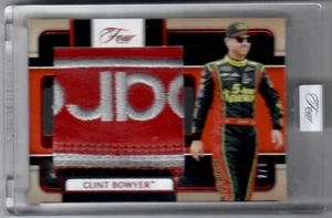 2025 Panini Turn Four Clint Bowyer Jumbo Shoes Memorabilia Card 2/2 - Picture 1 of 2