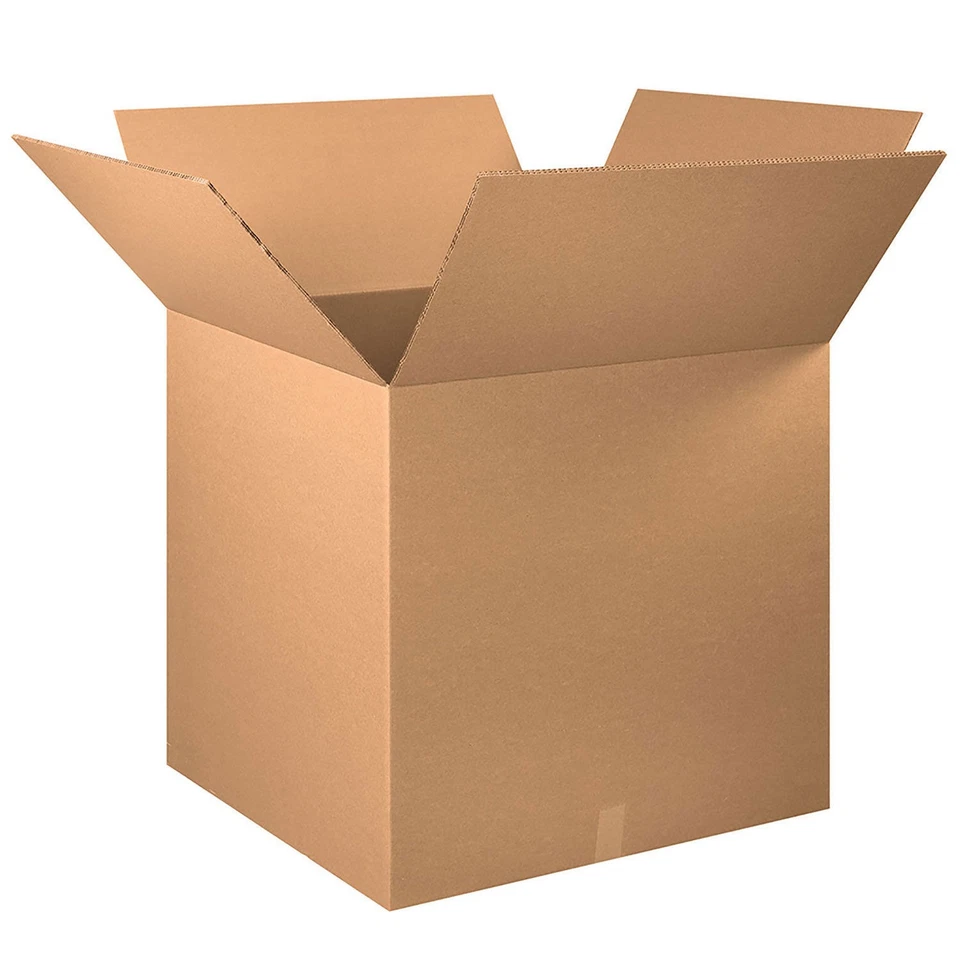 30" x 30" x 30" Heavy-Duty Double Wall Cardboard Corrugated Boxes Lot of 5 - Image 1 of 1