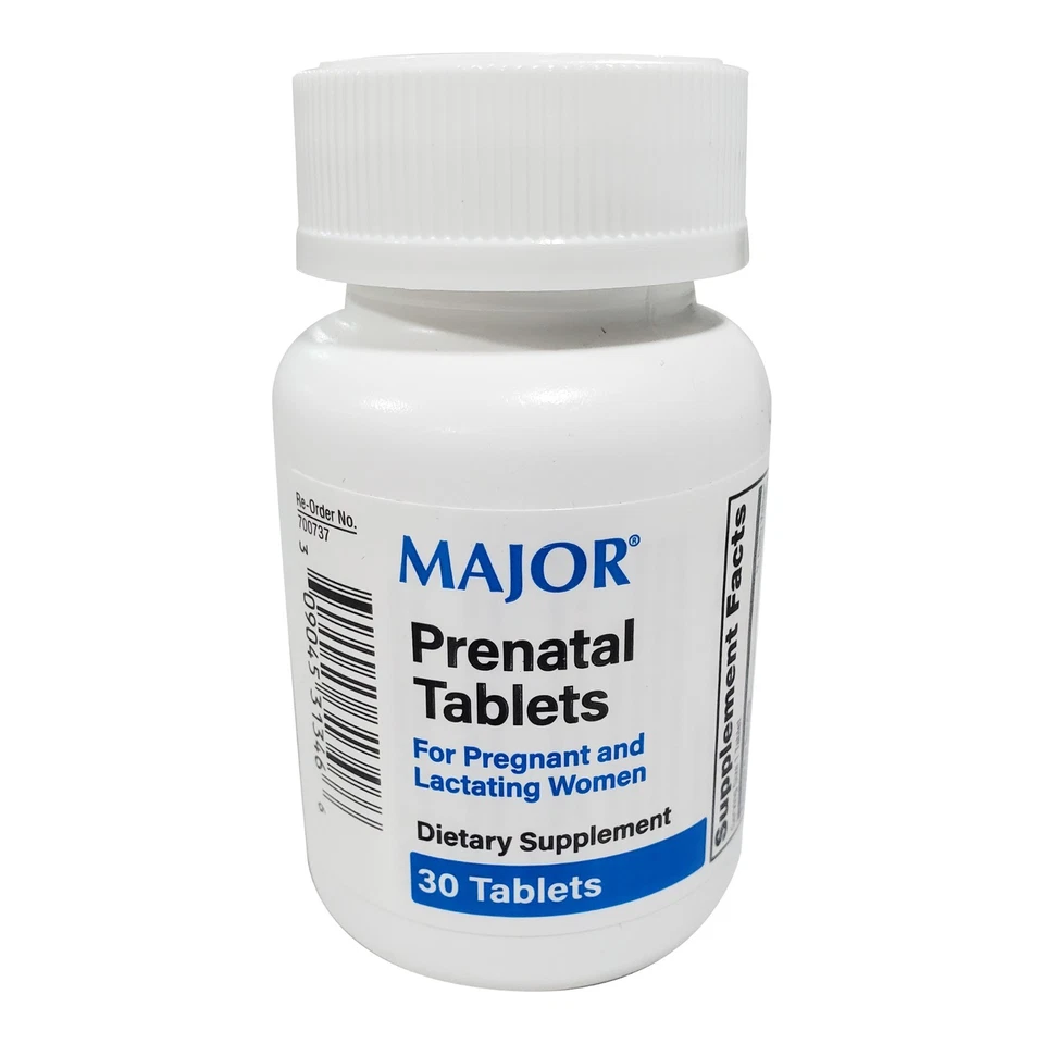 MAJOR Prenatal Tablets Pregnant and Lactating Women Dietary Supplement 30 Tablet - Image 1 of 2