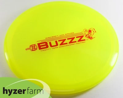 Discraft BRAND NEW 20 YEAR ANNIVERSARY YELLOW Z BUZZZ 179.0g Hyzer Farm S8 - Image 1 of 2