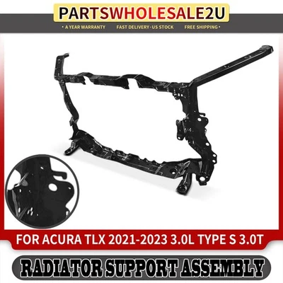 Conjunto de soporte de radiador delantero de acero para Acura TLX 2021 2022 2023 V6 3,0 L TIPO S Foto 1 de 4