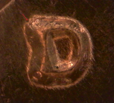 1962-D Lincoln Memorial Cent Penny - Re-punched Mintmark RPM Error Coin (t1034) - Image 1 of 3