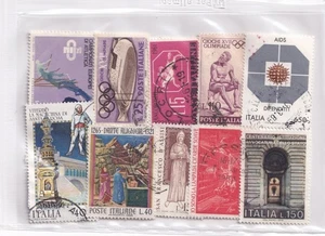 Lot 30 Briefmarken Italien Republik 960/1970 Ref 1 - Bild 1 von 1