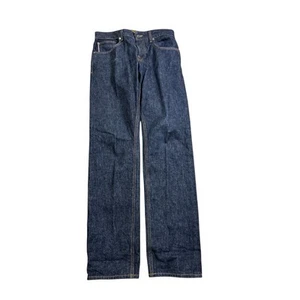 Jeans Brave Star Selvage Denim Strongman Fit lavado oscuro para hombre 33x35 línea roja - Imagen 1 de 15