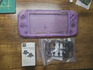 Custom Atomic Purple Replacement Shell, Buttons & TMR Analog Sticks Switch Lite - Picture 1 of 6